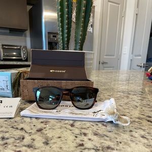 Brand New Costa Sullivan 191 Matte Tortoise Silver Mirror 53-19 140 Ref: 06S2002